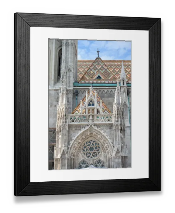 Framed Print : Europe, Hungary, Budapest, Matthias Church