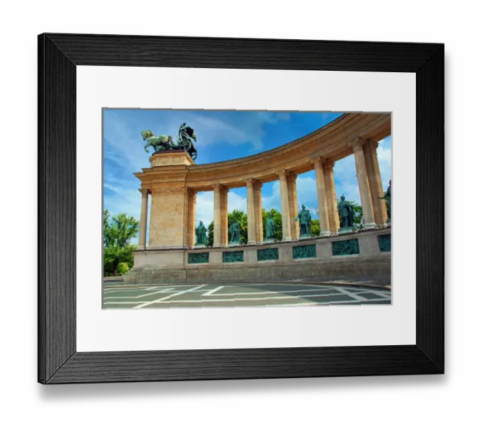 Framed Print : Budapest, Hungary, Heroes Square