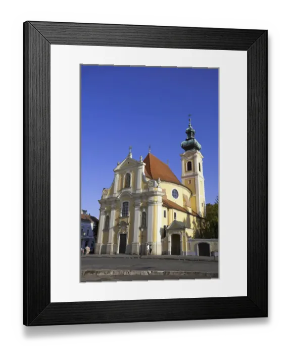 Framed Print : Carmelite church in Gyor, Hungary