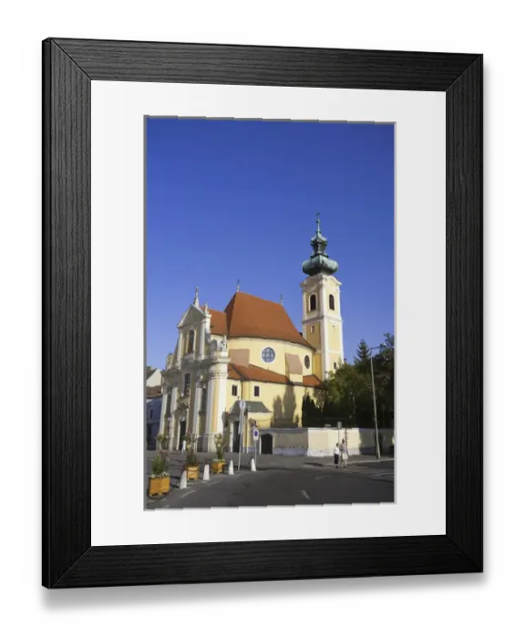 Framed Print : Carmelite church in Gyor, Hungary