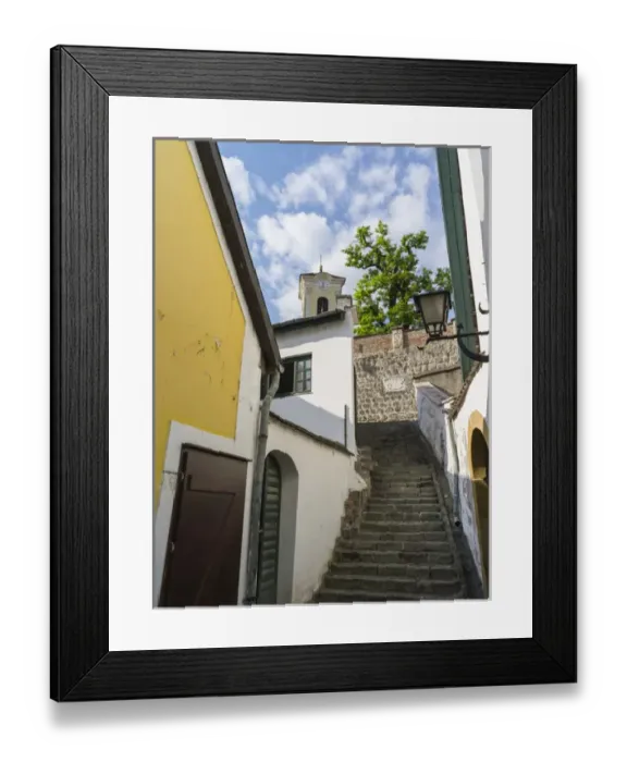 Framed Print : Szentendre near Budapest. Church of John the Baptist Framed Print : Szentendre near Budapest. Church of John the Baptist