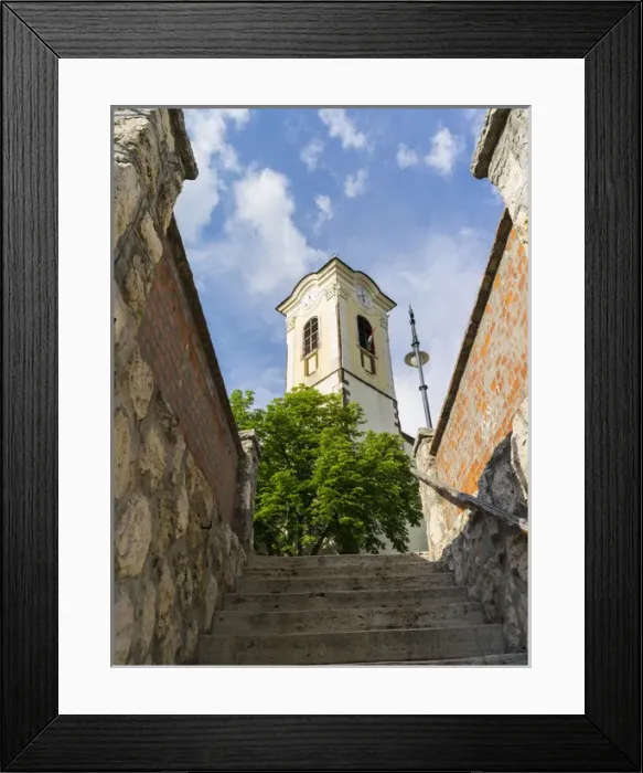 Framed Print : Szentendre near Budapest. Church of John the Baptist Framed Print : Szentendre near Budapest. Church of John the Baptist