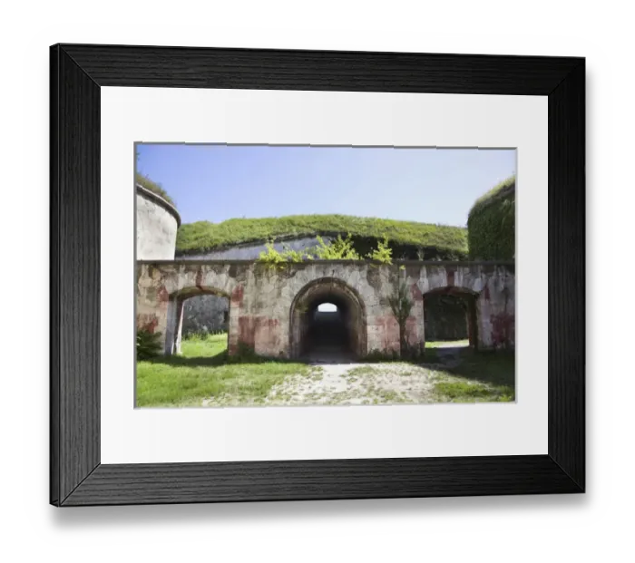 Framed Print : Fort Monostor in Komarom (Monostori Eroed), Hungary