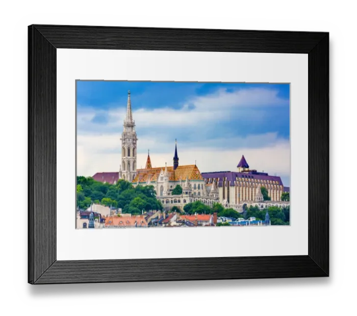 Framed Print : Matthias Church Fishermans Bastion Budapest Hungary Framed Print : Matthias Church Fishermans Bastion Budapest Hungary