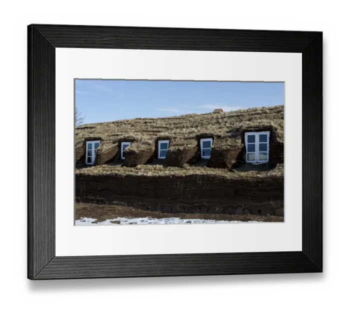 Framed Print : Iceland, Glumbaer. Home made out of sod. Credit as: Bill Young / Jaynes Gallery / DanitaDelimont Framed Print : Iceland, Glumbaer. Home made out of sod. Credit as: Bill Young / Jaynes Gallery / DanitaDelimont