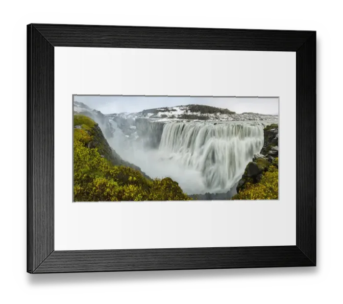 Framed Print : Iceland, Dettifoss. Scenic of waterfall. Credit as: Dennis Kirkland  /  Jaynes Gallery