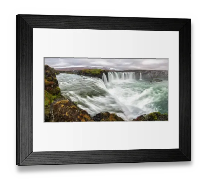 Framed Print : Iceland, Godafoss. Scenic of waterfall. Credit as: Dennis Kirkland / Jaynes Gallery Framed Print : Iceland, Godafoss. Scenic of waterfall. Credit as: Dennis Kirkland / Jaynes Gallery