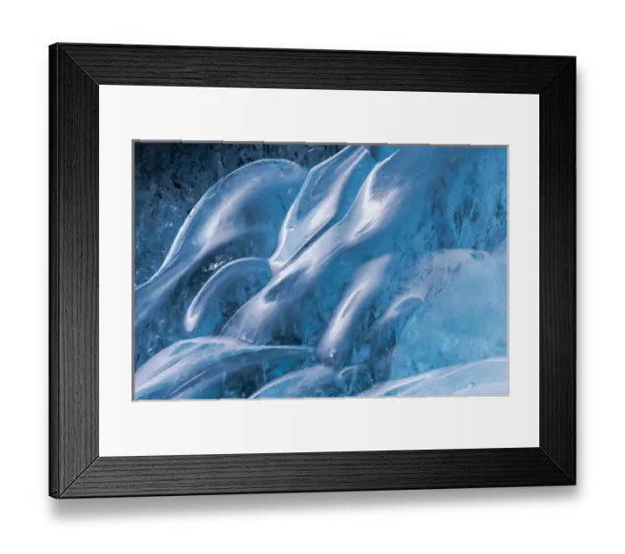 Framed Print : Europe, Iceland, Southwest Iceland, Skaftafell National Park, Vatnajokull Ice Caves
