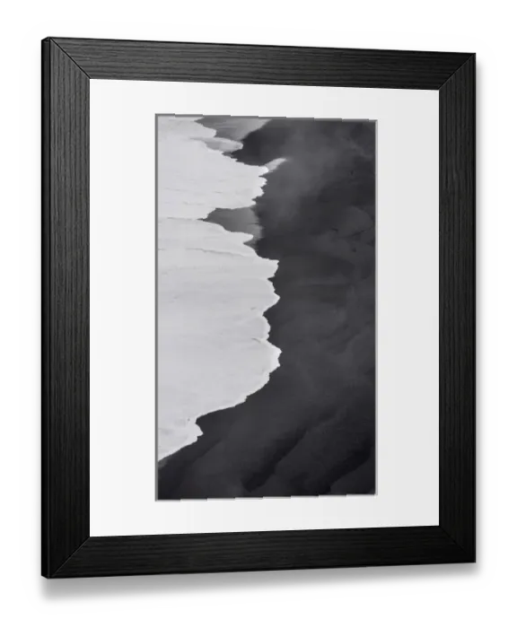 Framed Print : North Atllantic coast near Vik y Myrdal during winter. View towards Solheimasandur Framed Print : North Atllantic coast near Vik y Myrdal during winter. View towards Solheimasandur