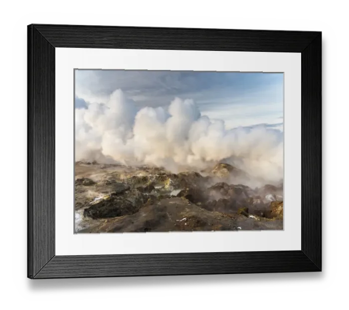 Framed Print : Geothermal area Gunnuhver on Reykjanes peninsula during winter. europe, northern europe Framed Print : Geothermal area Gunnuhver on Reykjanes peninsula during winter. europe, northern europe