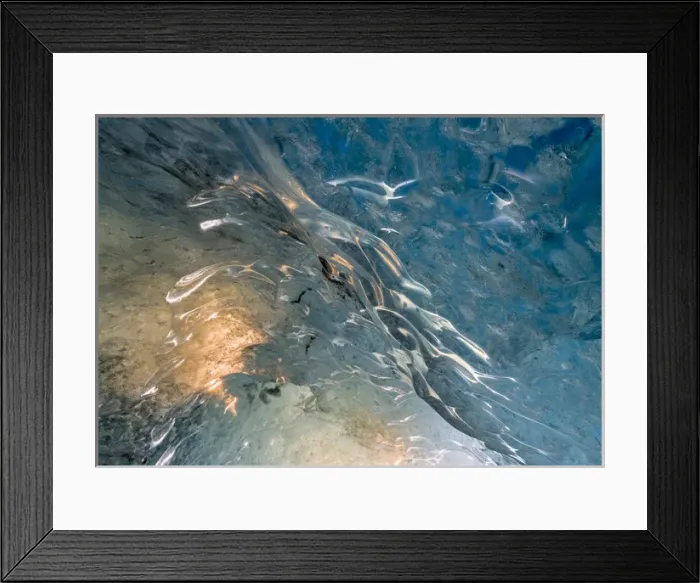 Framed Print : Ice cave in the glacier Breidamerkurjoekull in Vatnajoekull National Park Framed Print : Ice cave in the glacier Breidamerkurjoekull in Vatnajoekull National Park