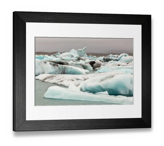 Framed Print : Iceberg formations broken off from the Breidamerkurjokull glacier, part of the Vatnajokull Framed Print : Iceberg formations broken off from the Breidamerkurjokull glacier, part of the Vatnajokull