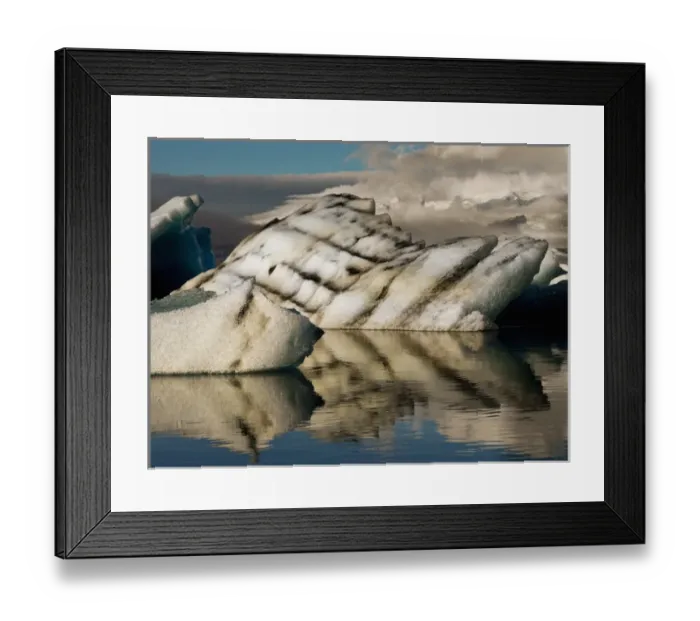 Framed Print : Iceberg formations broken off from the Breidamerkurjokull glacier, part of the Vatnajokull Framed Print : Iceberg formations broken off from the Breidamerkurjokull glacier, part of the Vatnajokull