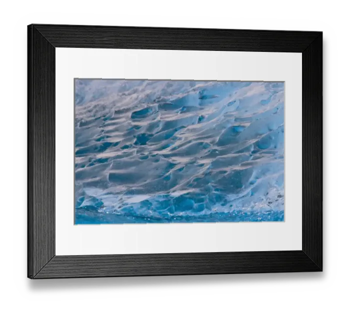 Framed Print : Iceberg formations broken off from the Breidamerkurjokull glacier, part of the Vatnajokull