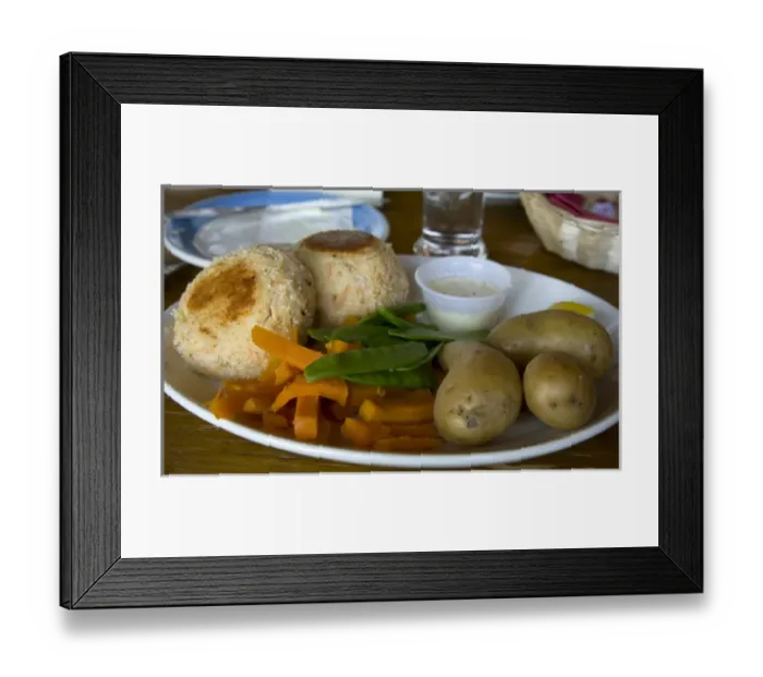 Framed Print : Europe, Ireland, Ballyvaughan. Monks Seafood Pub and Restaurants specialty