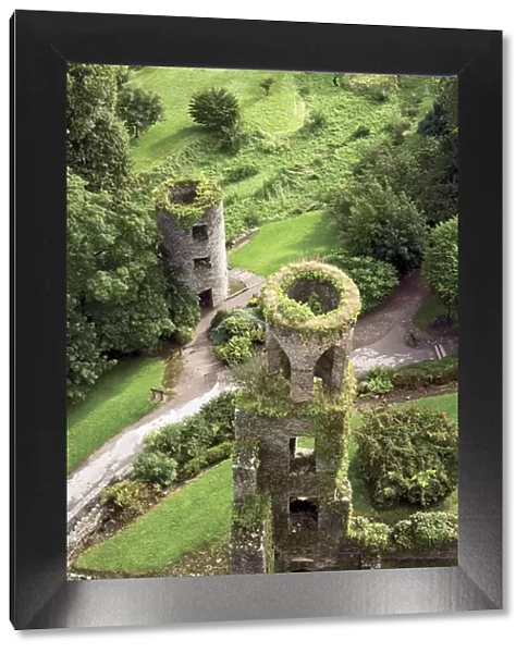 High angle view of towers, Blarney Castle, County Cork, Ireland