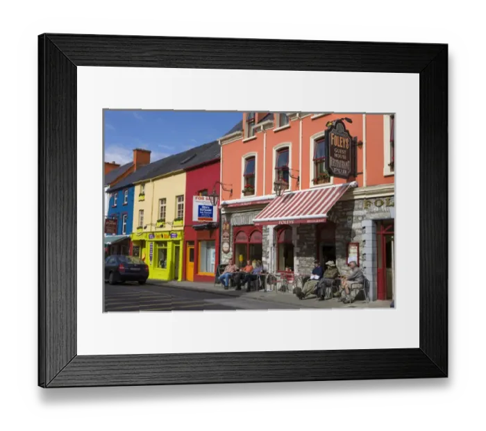 Framed Print : Kenmare. County Kerry. Ireland. Shop fronts Framed Print : Kenmare. County Kerry. Ireland. Shop fronts