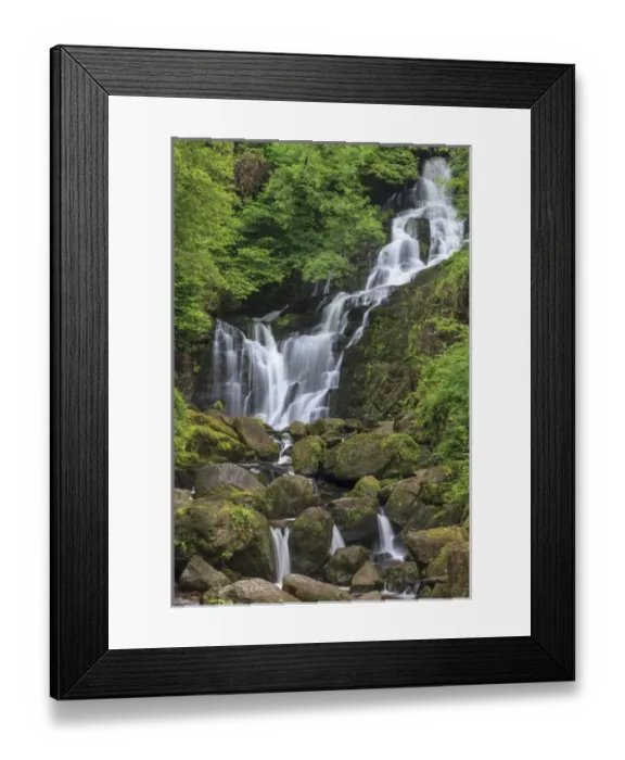 Framed Print : Killarney National Park. County Kerry. Ireland. Torc Waterfall