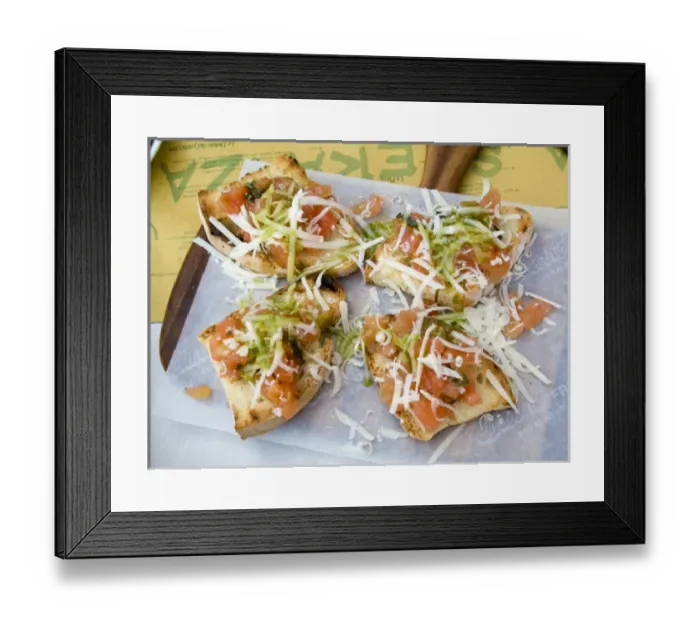 Framed Print : Europe, Italy, Tuscany, Sienna. Servings of bruschetta appetizers Framed Print : Europe, Italy, Tuscany, Sienna. Servings of bruschetta appetizers