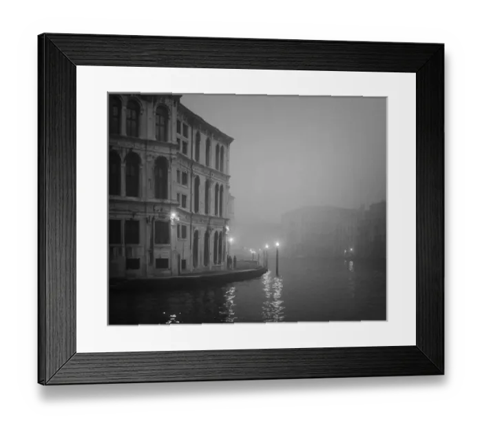 Framed Print : Europe, Italy, Venice. Building with Grand Canal on foggy morning Framed Print : Europe, Italy, Venice. Building with Grand Canal on foggy morning