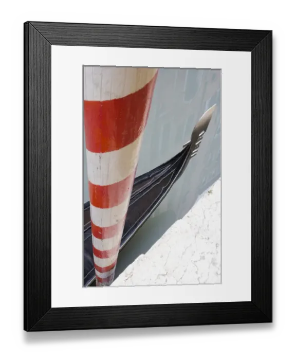 Framed Print : Italy, Venice. Gondola and post. Credit as: Gilles Delisle / Jaynes Gallery / DanitaDelimont Framed Print : Italy, Venice. Gondola and post. Credit as: Gilles Delisle / Jaynes Gallery / DanitaDelimont