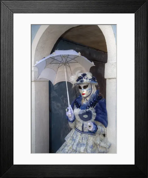 Framed Print : Burano at Carnival Time, Italy