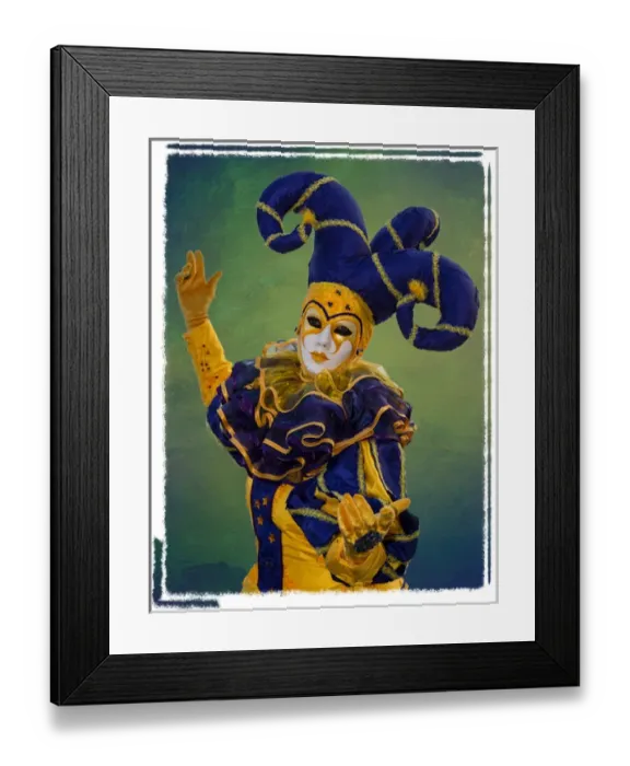 Framed Print : Elaborate costume for Carnival Venice Italy Framed Print : Elaborate costume for Carnival Venice Italy