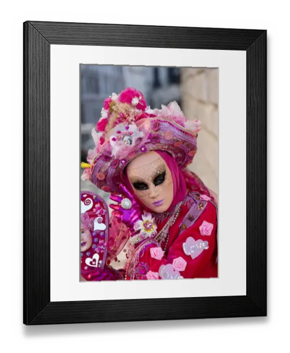 Framed Print : Venice at Carnival Time, Italy