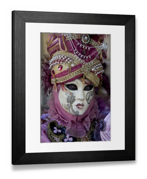 Framed Print : Venice at Carnival Time, Italy Framed Print : Venice at Carnival Time, Italy