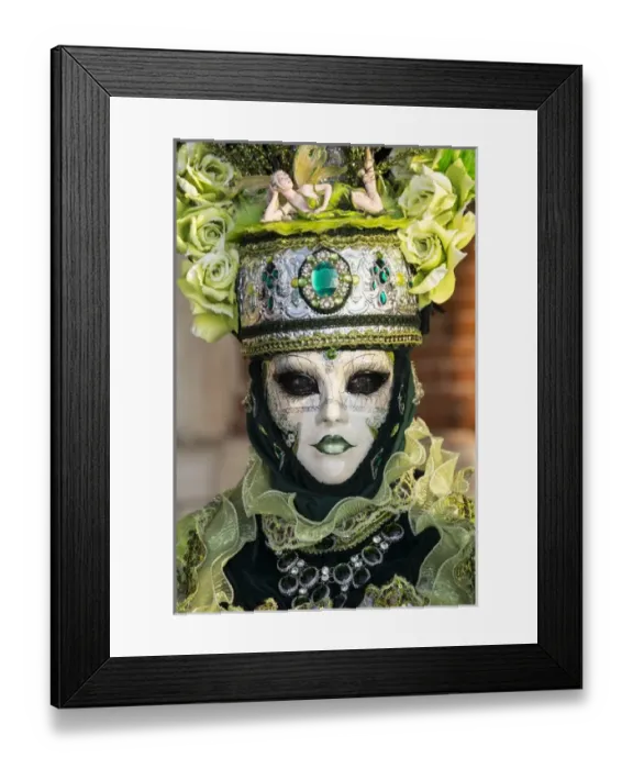 Framed Print : Venice at Carnival Time, Italy
