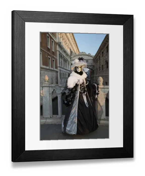 Framed Print : Venice at Carnival Time, Italy