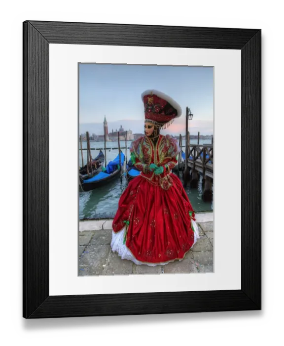 Framed Print : Venice at Carnival Time, Italy