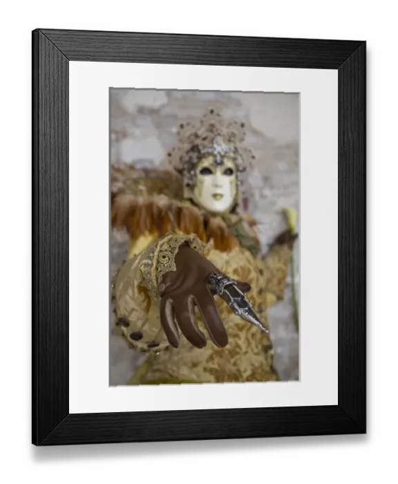 Framed Print : Venice at Carnival Time, Italy Framed Print : Venice at Carnival Time, Italy