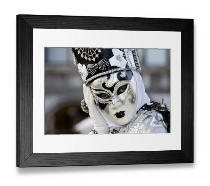Framed Print : Venice at Carnival Time, Italy