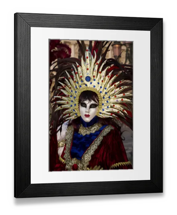 Framed Print : Venice at Carnival Time, Italy Framed Print : Venice at Carnival Time, Italy