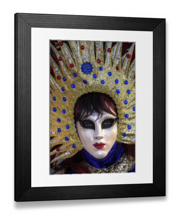Framed Print : Venice at Carnival Time, Italy