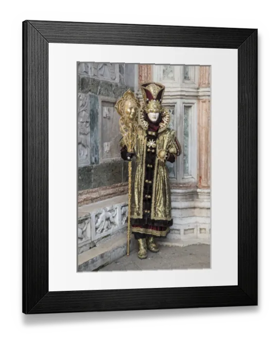 Framed Print : Venice at Carnival Time, Italy