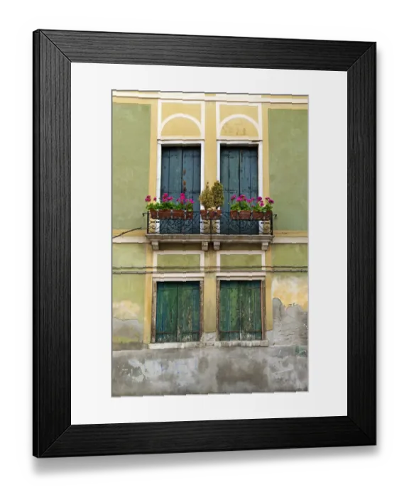 Framed Print : Italy; Venice. Exterior detail of a house in Venice Framed Print : Italy; Venice. Exterior detail of a house in Venice