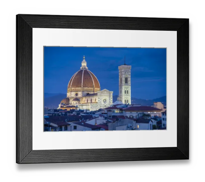 Framed Print : Italy, Florence, Cathedral, Duomo, night Framed Print : Italy, Florence, Cathedral, Duomo, night