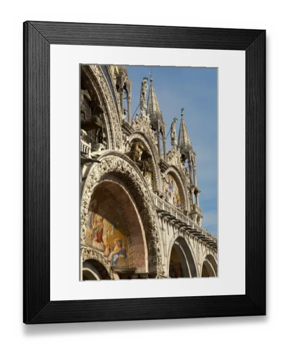 Framed Print : Italy; Venice. Saint Marks Basilica is the most famous church in Venice Framed Print : Italy; Venice. Saint Marks Basilica is the most famous church in Venice