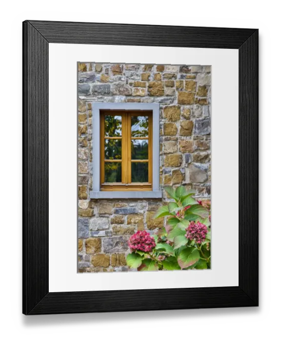 Framed Print : Italy, Radda in Chianti, Tuscany, Window, Villa Campomaggio