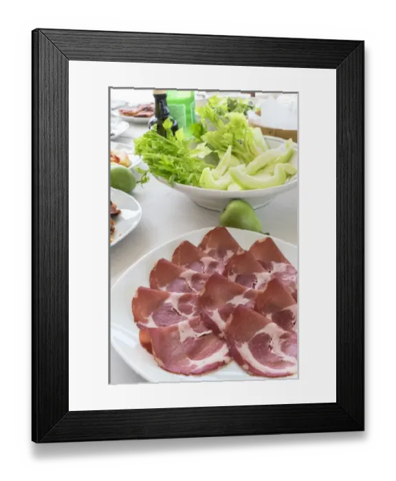 Framed Print : Food, Masseria Aprile, Locorotundo, Italy, Europe Framed Print : Food, Masseria Aprile, Locorotundo, Italy, Europe