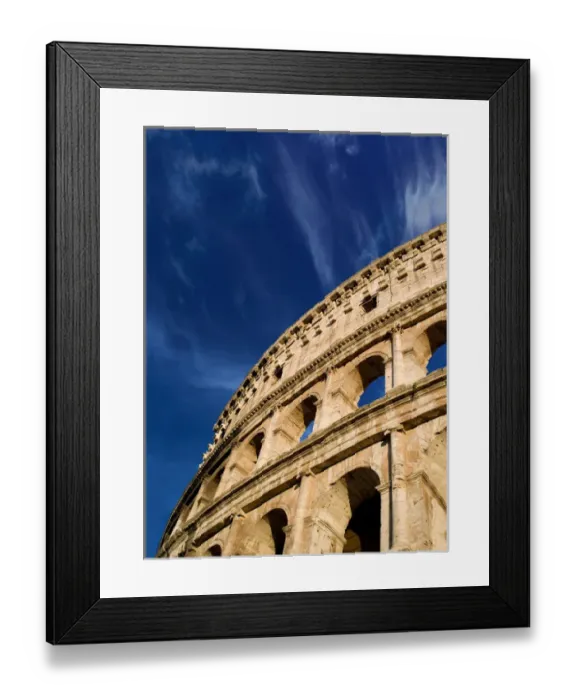 Framed Print : Italy, Rome, Roman Coliseum Framed Print : Italy, Rome, Roman Coliseum