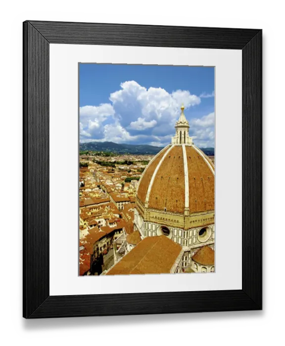 Framed Print : High angle view of a cathedral, Duomo Santa Maria Del Fiore, Florence, Tuscany, Italy Framed Print : High angle view of a cathedral, Duomo Santa Maria Del Fiore, Florence, Tuscany, Italy