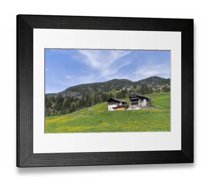 Framed Print : Typical old Mountain Farms in South Tyrol. Europe, Central Europe, Italy, South Tyrol Framed Print : Typical old Mountain Farms in South Tyrol. Europe, Central Europe, Italy, South Tyrol