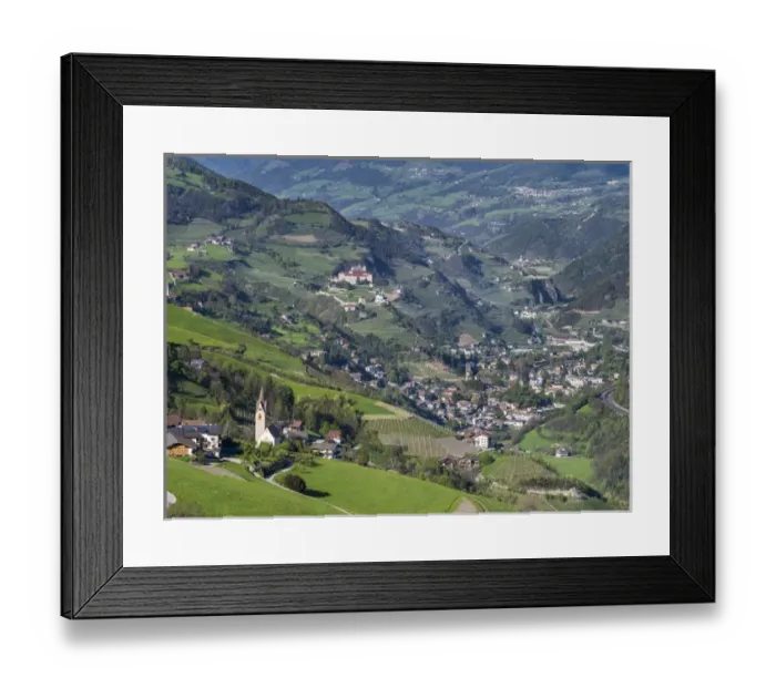 Framed Print : Saeben monastery near Klausen in the Eisack Valley in South Tyrol Framed Print : Saeben monastery near Klausen in the Eisack Valley in South Tyrol