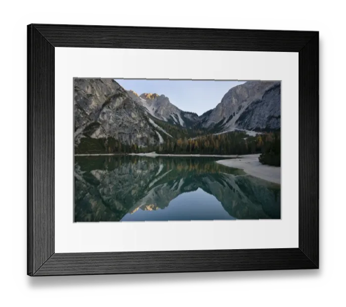 Framed Print : The Pragser Wildsee (Lake Prags, Lago die Braies) is one of the main toruist attractions Framed Print : The Pragser Wildsee (Lake Prags, Lago die Braies) is one of the main toruist attractions