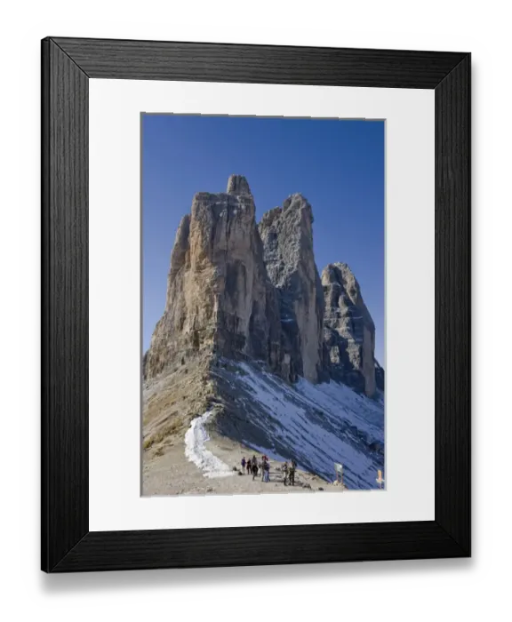 Framed Print : The Drei Zinnen, Tre Cime di Lavaredo, in South Tyrol, Alto Adige Framed Print : The Drei Zinnen, Tre Cime di Lavaredo, in South Tyrol, Alto Adige