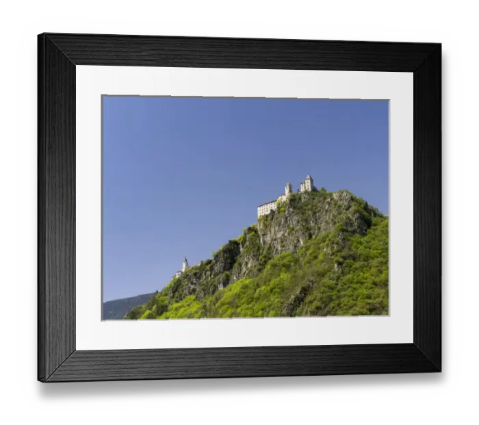 Framed Print : Saeben monastery near Klausen in the Eisack Valley in South Tyrol Framed Print : Saeben monastery near Klausen in the Eisack Valley in South Tyrol