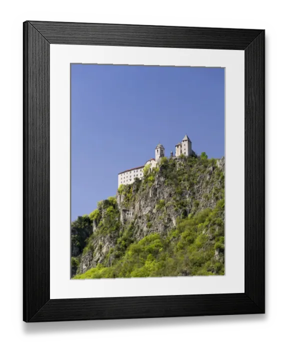 Framed Print : Saeben monastery near Klausen in the Eisack Valley in South Tyrol Framed Print : Saeben monastery near Klausen in the Eisack Valley in South Tyrol